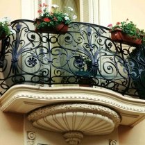 Кованые балконные ограждения